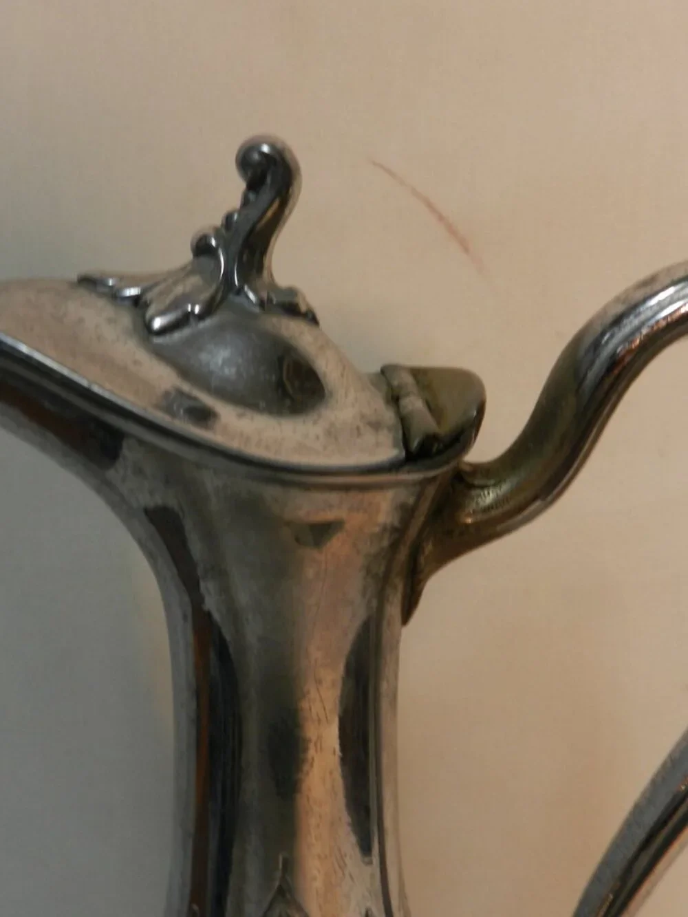 James Dixon & Sons EPBM 64 British Sheffield Silverplated Metal Antique Pitcher